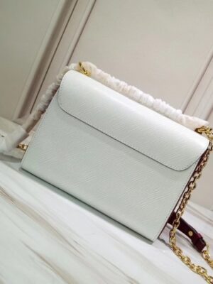 Louis Vuitton Replica Epi Leather Twist MM Bag M53596 White 2019