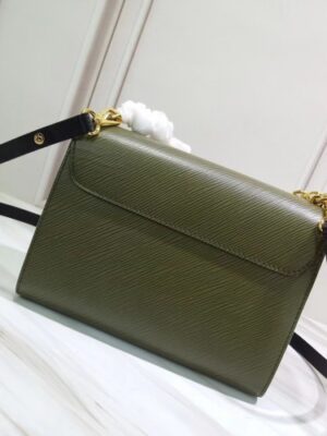 Louis Vuitton Replica Epi Leather Twist MM Bag M53597 Khaki 2019