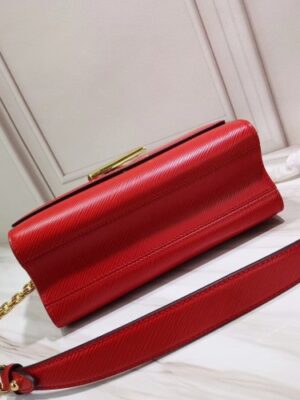 Louis Vuitton Replica Epi Leather Twist MM Bag Red/Gold 2019