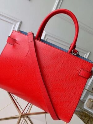 Louis Vuitton Replica Epi Leather Twist Tote Bag M54811 Coquelicot