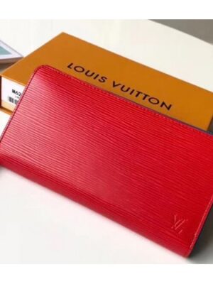 Louis Vuitton Replica Epi Leather Zippy Wallet M62304 Red 2018