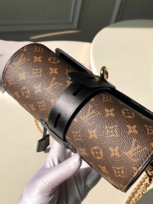 Louis Vuitton Replica Epi Leather and Monogram Canvas Glasses Case Bag M43903 Noir 2018