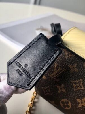 Louis Vuitton Replica Epi Leather and Monogram Canvas Glasses Case Bag M44158 Banane 2018