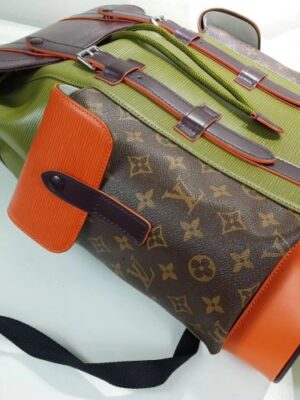 Louis Vuitton Replica Epi Patchwork Christopher PM Backpack Bag M58843 Khaki