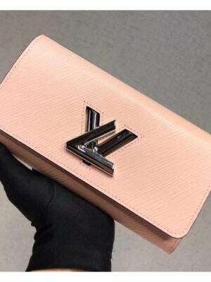 Louis Vuitton Replica Epi leather Twist Wallet M61178 Pink