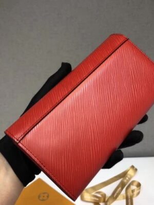 Louis Vuitton Replica Epi leather Twist Wallet M61179 Red