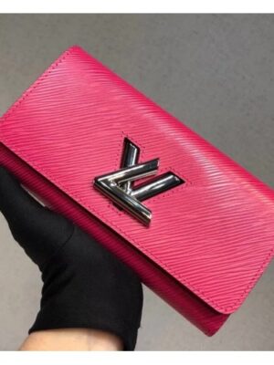 Louis Vuitton Replica Epi leather Twist Wallet M62362 Hot Pink