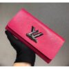 Louis Vuitton Replica Epi leather Twist Wallet M62362 Hot Pink