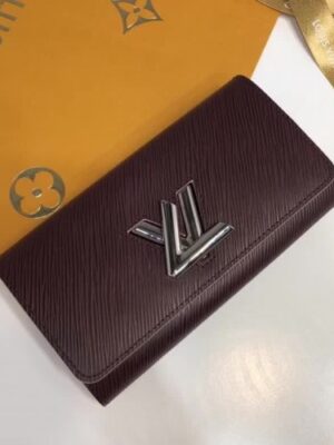 Louis Vuitton Replica Epi leather Twist Wallet M64325 Burgundy