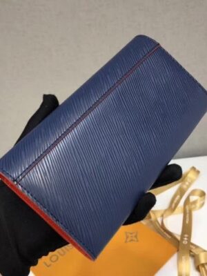 Louis Vuitton Replica Epi leather Twist Wallet M64401 Blue