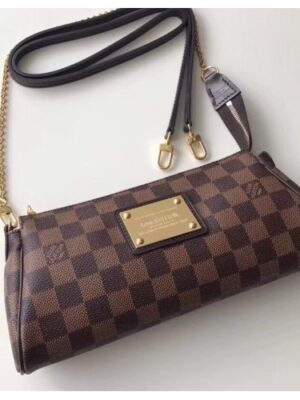 Louis Vuitton Replica Eva Clutch N55213 Damier Ebene Canvas 2017