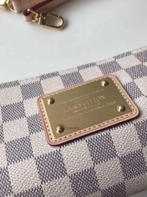 Louis Vuitton Replica Eva Clutch N55214 Damier Azur Canvas 2017