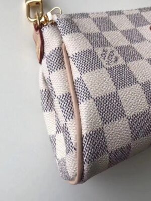 Louis Vuitton Replica Eva Clutch N55214 Damier Azur Canvas 2017