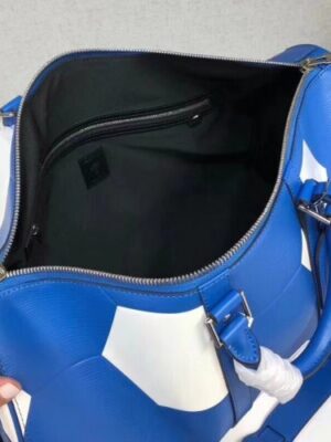 Louis Vuitton Replica FIFA World Cup Keepall Bandoulière 50 Travel Bag M52120 Bleu 2018