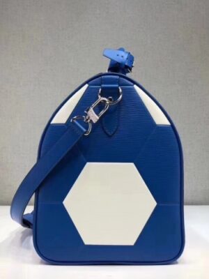 Louis Vuitton Replica FIFA World Cup Keepall Bandoulière 50 Travel Bag M52120 Bleu 2018