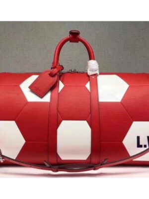 Louis Vuitton Replica FIFA World Cup Keepall Bandoulière 50 Travel Bag M52121 Rouge 2018