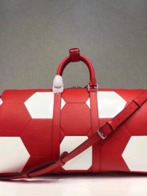 Louis Vuitton Replica FIFA World Cup Keepall Bandoulière 50 Travel Bag M52121 Rouge 2018