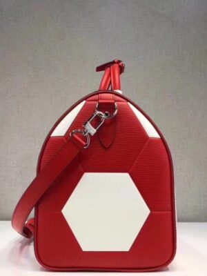 Louis Vuitton Replica FIFA World Cup Keepall Bandoulière 50 Travel Bag M52121 Rouge 2018