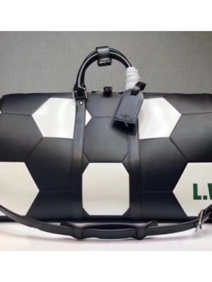 Louis Vuitton Replica FIFA World Cup Keepall Bandoulière 50 Travel Bag M52187 Noir 2018