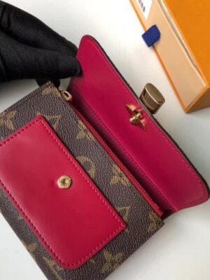 Louis Vuitton Replica FLOWER COMPACT WALLET M62567 Fuchsia 2018