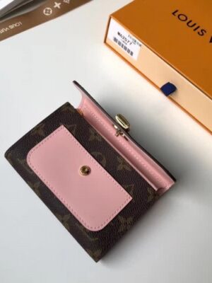 Louis Vuitton Replica FLOWER COMPACT WALLET M62567 PINK 2018