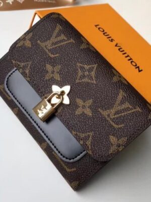 Louis Vuitton Replica FLOWER COMPACT WALLET M62578 Noir 2018