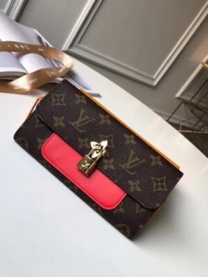 Louis Vuitton Replica FLOWER LONG WALLET M62566 Coquelicot 2018