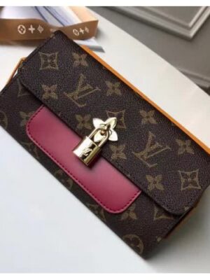 Louis Vuitton Replica FLOWER LONG WALLET M62566 FUCHSIA 2018