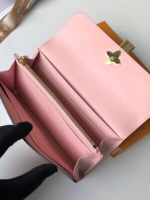 Louis Vuitton Replica FLOWER LONG WALLET M62566 PINK 2018