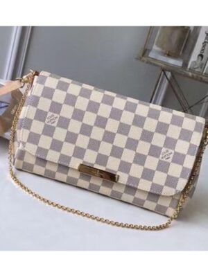 Louis Vuitton Replica Favorite MM in Damier Azur Canvas N41275 2018