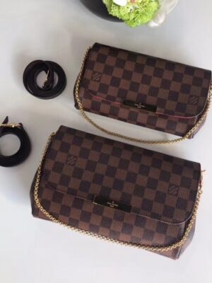 Louis Vuitton Replica Favorite PM in Damier Ebene Canvas N41276 2018