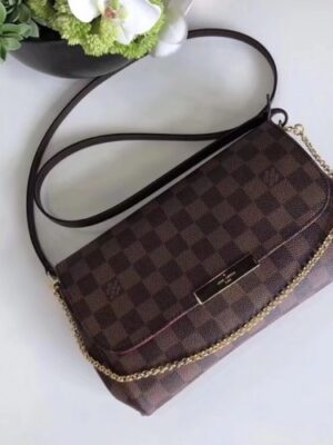 Louis Vuitton Replica Favorite PM in Damier Ebene Canvas N41276 2018