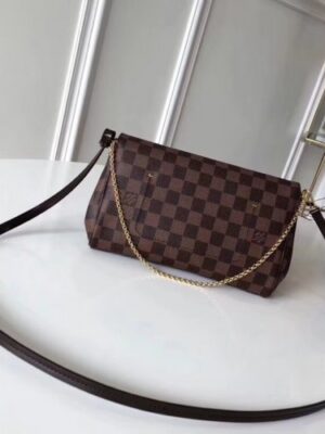 Louis Vuitton Replica Favorite PM in Damier Ebene Canvas N41276 2018