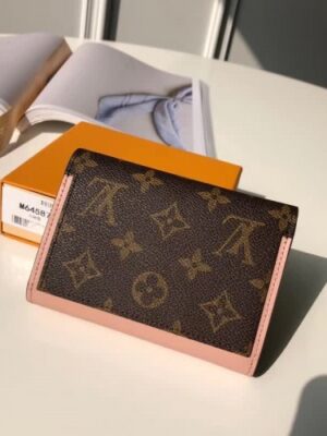 Louis Vuitton Replica Flore Compact Wallet in Monogram Canvas M64587 Pink