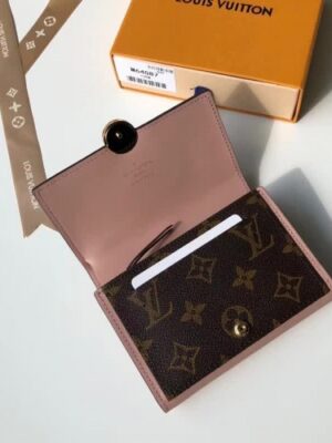 Louis Vuitton Replica Flore Compact Wallet in Monogram Canvas M64587 Pink