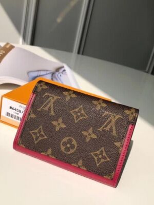 Louis Vuitton Replica Flore Compact Wallet in Monogram Canvas M64588 Fuchsia