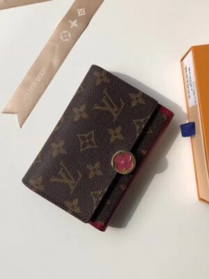 Louis Vuitton Replica Flore Compact Wallet in Monogram Canvas M64588 Fuchsia