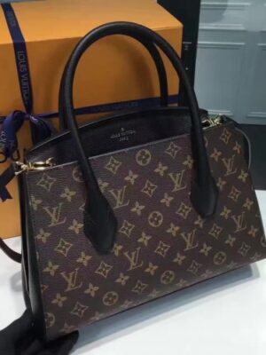 Louis Vuitton Replica Florinem 42270 Monogram Canvas and Leather Black 2017(1c018-71305)