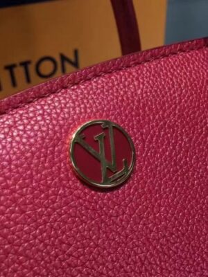 Louis Vuitton Replica Florinem 42270 Monogram Canvas and Leather Dark Red 2017(1c108-711306)