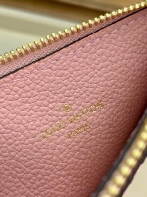 Louis Vuitton Replica Flower Monogram Empreinte Zipped Card Holder M68338 Pink 2019