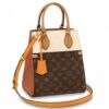 Louis Vuitton Replica Fold Tote MM Monogram Calfskin M45376