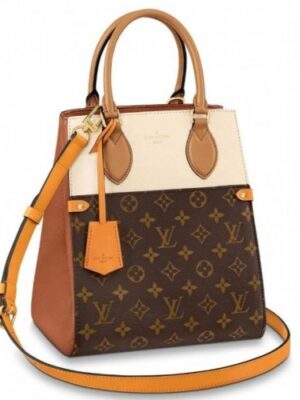 Louis Vuitton Replica Fold Tote MM Monogram Calfskin M45376