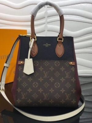 Louis Vuitton Replica Fold Tote MM Monogram Calfskin M45409