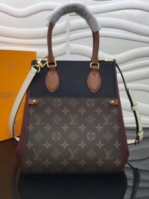 Louis Vuitton Replica Fold Tote MM Monogram Calfskin M45409