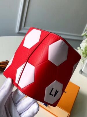 Louis Vuitton Replica Football Print Wallet M63226 Red/White 2018