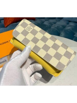 Louis Vuitton Replica GI0372 LV Replica Woody glasses case in Damier Azur Canvas