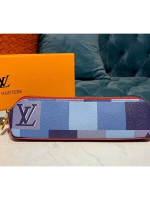 Louis Vuitton Replica GI0376 LV Replica Monogram Giant Elizabeth pouch Damier Ebene Canvas