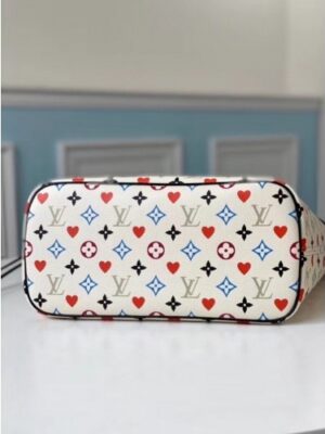 Louis Vuitton Replica Game On Neverfull MM White Bag M57462