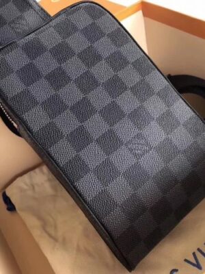 Louis Vuitton Replica Géronimos Belt Bag N51994 Damier Graphite Canvas 2017