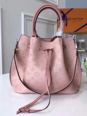 Louis Vuitton Replica Girolata Mahina Drawstring Bag M54401 Magnolia 2018